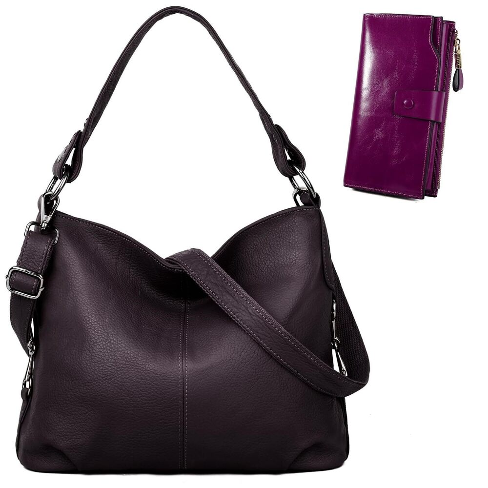 6253 Bundle Real Leather Handbags Purses and RFID Protected Card Wallets